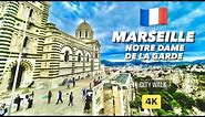 MARSEILLE BASILICA NOTRE DAME DE LA GARDE, FRANCE, 4K, UHD, 60 FPS