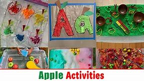 15 Awesome Apple Themed Activities for Toddlers & Preschoolers - Happy Toddler Playtime