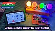 Relay Control with Arduino & DWIN HMI Display