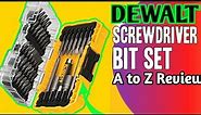 DEWALT Screwdriver Bit Set with Tough Case | 45-Piece | A to Z review |