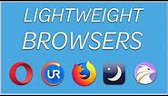 5 Best Lightweight Browsers for Windows 10/7 [2024 Guide]