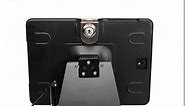 Security Kiosk Stand – CTA Locking Enclosure & Kiosk with Cable, Keys, and 360-Degree Rotation - Compatible with Galaxy Tab A 9.7” - Galaxy Tab S2 9.7” & Galaxy Tab S3 9.7” - Black (PAD-ASKG)