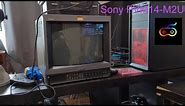 Sony PVM 14-M2U for 240p retro gaming & simultaneous streaming