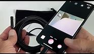 Unboxing CAUPUREYE Wired Endoscope for iPhone