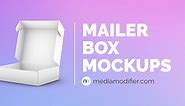 15 Best Mailer Box Mockups | Mediamodifier