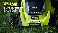 RYOBI 80V HP Brushless Battery Cordless Electric 30 in. Multi-Blade Mower with Battery and Charger RYPM8010