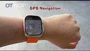 DTNO.1 DT Ultra 2 Android Smartwatch, built-in GPS, compatible with various map apps