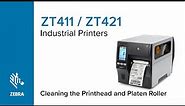 How to Clean the Printhead and Platen Roller in the ZT411 and ZT421 Printers | Zebra