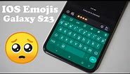 How To Get Iphone Emojis On Samsung Galaxy S23 - Easy!