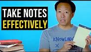 How to Take Notes Effectively | Jim Kwik