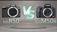 Camera Comparison : Canon R50 vs Canon M50 Mark II