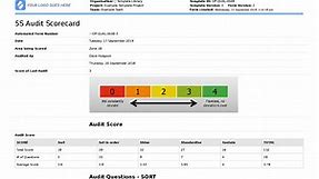 5S Audit Scorecard template (Better than excel, free to use)
