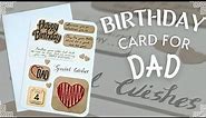 Birthday Card For DAD | Greeting Card Ideas | Handmade
