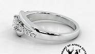 White Gold Diamond Engagement Ring... - Heart of Africa Gifts