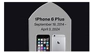 This week, Apple placed the iPhone 6 Plus onto its “obsolete” list. Meaning the phone will no longer get any iOS updates and is also beyond service. While the 6 Plus is being put to rest, the iPhone 6, iPhone 6S, and iPhone 6S Plus, are now all on their last limb on the company’s partially supported “Vintage” list. #apple #iphone #nostalgia #comedy #tech | CNET