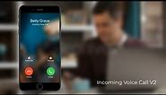 Voice Call & Video Call Animation - After Effects Template
