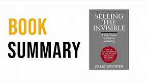 Selling the Invisible by Harry Beckwith Free Summary Audiobook