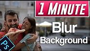 Photoshop : How to Blur Background of Photo (Fast Tutorial)