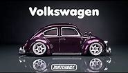 Volks Wagen Beetle Clean Stance with natural widebody kit Matchbox Diecast Custom