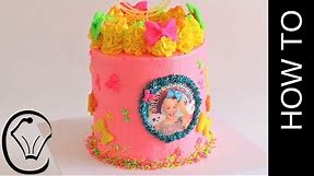 JoJo Bow Siwa Birthday Cake including Cake and Baking Hacks and Tips