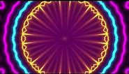 10 Hour - VJ LOOP NEON Mandala Abstract Background- live wallpaper windows11 - Motion 4k Screensaver