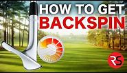 How to hit golf shots with backspin!