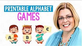 My Favorite Alphabet Activities: How to Teach Letters to Kids Using Printable Alphabet Games