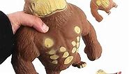 YJHWLF Stretchy Glue-Sand Filled Rubber Gorilla, Latex Gorilla Soft Decompression Doll Toy,Squishy Monkey Toy, Animal High-Elastic Stretchable, Decompression Toy for Adults and Children (Gorilla-S)