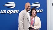 Keegan-Michael Key and Elle Key walk the red carpet during the US...