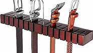 Premium Belt Organizer - Solid Furniture Grade Wood, Belt Hanger for Closet, Capacity of 14 Belts - Durable and Elegant Belt Hanger