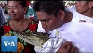 Mexican Mayor Weds Crocodile in Age-Old Ritual | VOA News