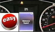 Super Easy! | How To Reset Toyota Camry Maintenance Required Light (2015-2017)