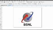 Bsnl ka logo banane sikhen ll 129 ll Logo tutorial in Hindi