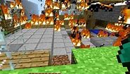 Minecraft FIREE WTFFFFFFF!!!!!