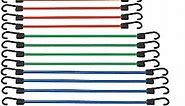 XSTRAP STANDARD 20 Pieces Premium Bungee Cords Assortment - Includes 20”, 24”, 30”, 35”, 40” Bungee Cords with Hooks