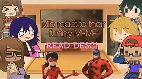 Mlb react to their funny memes || Mlb || Funny || Gacha || Read desc || Maddie_Sun