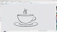 Coffee Cup Logo Designing in Corel Draw | CorelDraw Coffee Tea Cup | CorelDraw Tutorials Designing