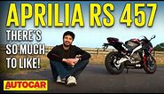 Aprilia RS 457 review - The new benchmark? | First Ride | @autocarindia1