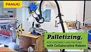 CRX Cobots Packing and Palletizing