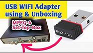 USB WiFi Adapter for MPEG4 set top box at very low price