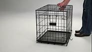 MidWest Homes for Pets XL Dog Crate | MidWest Life Stages Folding Metal Crate | Divider Panel, Floor Protecting Feet, Leak-Proof Pan | 48L x 30W x 33H Inches, XL Dog Breed