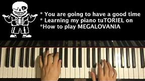 HOW TO PLAY - UNDERTALE - MEGALOVANIA (Piano TuTORIEL)