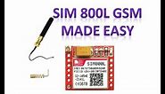 SIM800L GSM Made easy -AT commands Dial & SMS