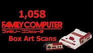 1,058 Famicom box art scans