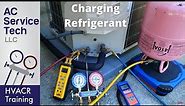 Charging R-410A Refrigerant into an Air Conditioner! Pressures, Temps, Tips!
