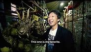 13News gets a behind-the-scenes look at the Tokyo warehouse storing Godzilla memorabilia