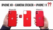 Change Your iPhone XR into iPhone 11 Style with a Camera Sticker