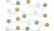 SOLVINDEN LED lighting chain with 24 lights, outdoor/solar-powered multicolour - IKEA