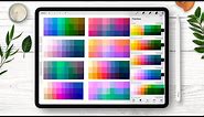 3 easy ways to create beautiful Procreate color palettes