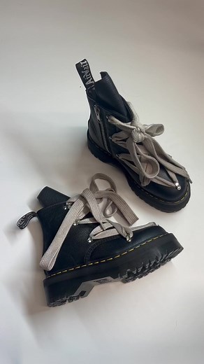 Lacing Tips for Rick Owens x Dr. Martens Boots